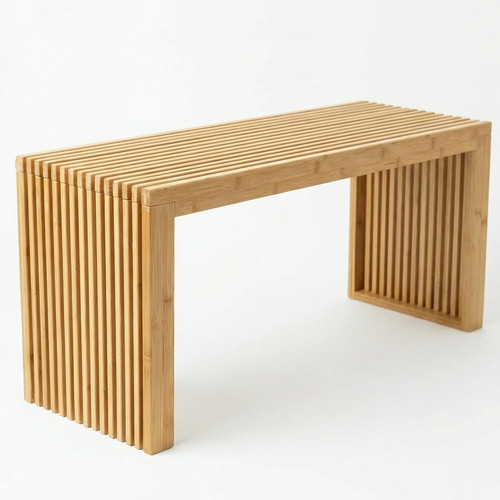 Inch bamboo wooden bench - bamboo,